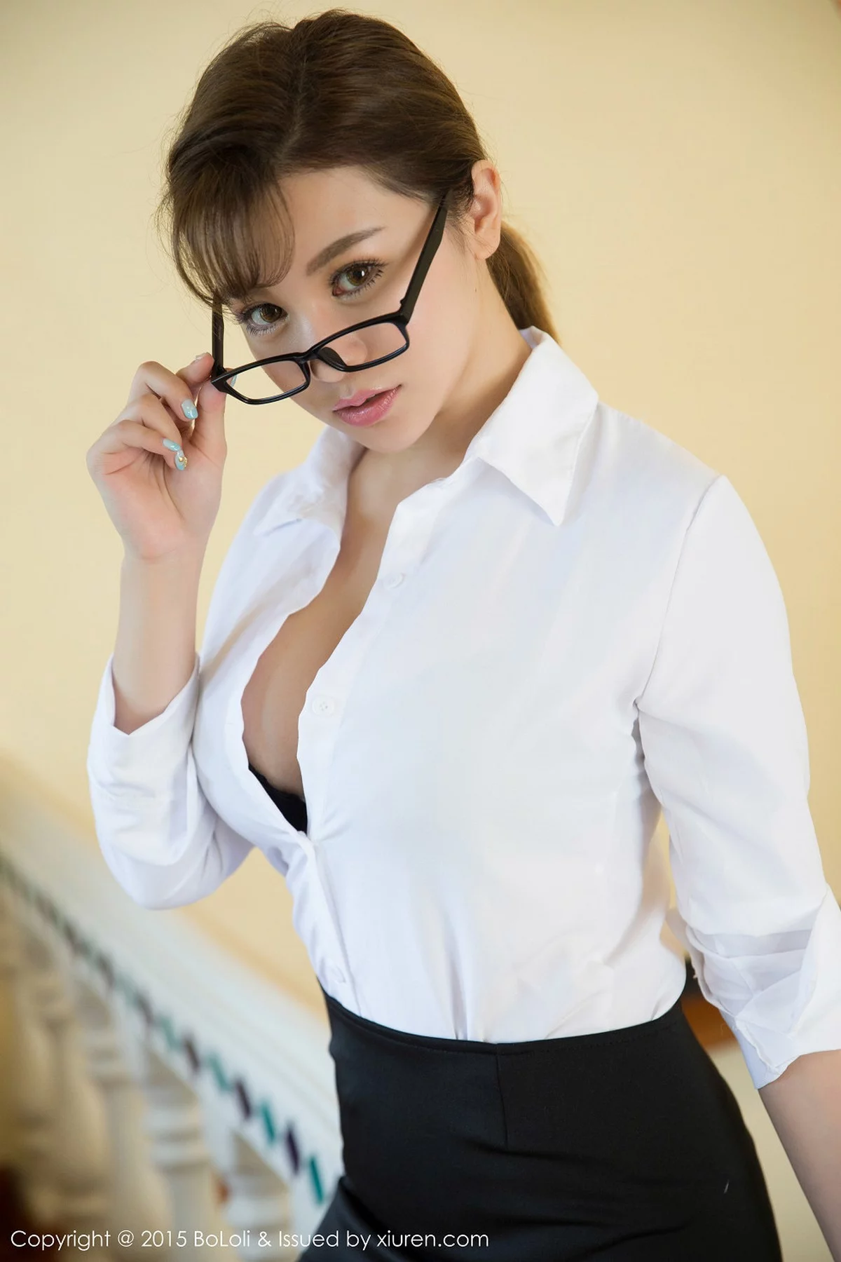 Xrmnw.Com[BoLoli波萝社]Vol.078_巨乳女神刘娅希黑丝美腿教师制服爆乳诱惑写真54P