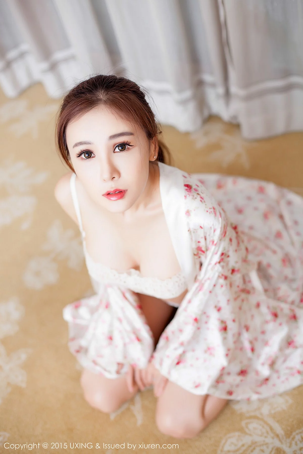 Xrmnw.Com[UXING优星馆]Vol.022_嫩模吕婉柔Angelin蕾丝内衣迷人豪乳诱惑翘臀写真51P