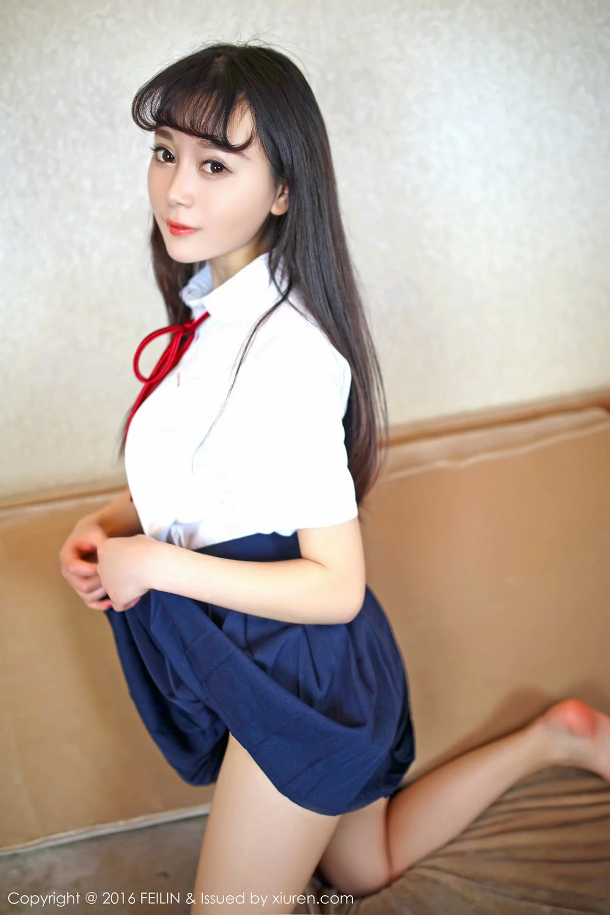 Xrmnw.Com[FeiLin嗲囡囡]Vol.031_嫩模赵小米Kitty脱内衣秀豪乳粉红丁字裤诱惑写真57P