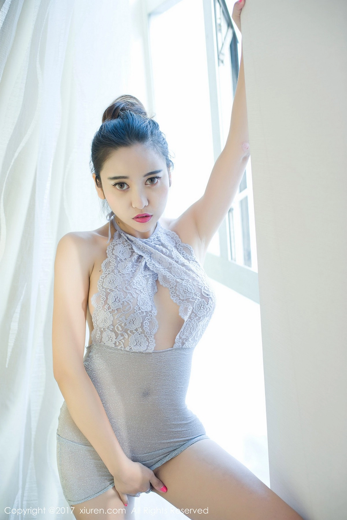 Xrmnw.Com[XiuRen秀人网]No.717_巨乳美女李梓熙居家红飘带遮点秀傲人美乳白嫩胴体诱惑写真68P