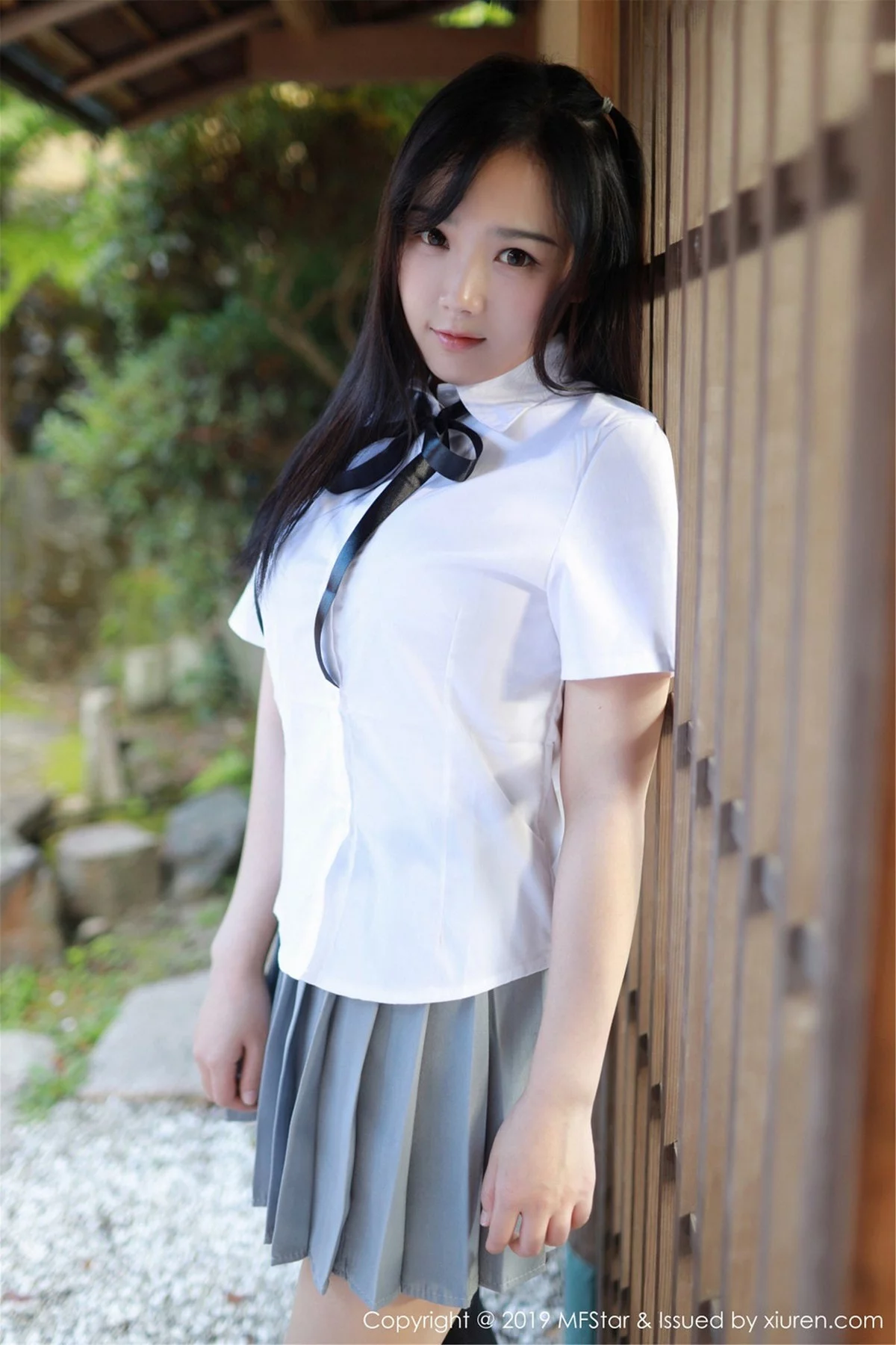 Xrmnw.Com[MFStar模范学院]Vol.193_女神徐微微miar日本旅拍户外学生JK制服清爽迷人写真40P