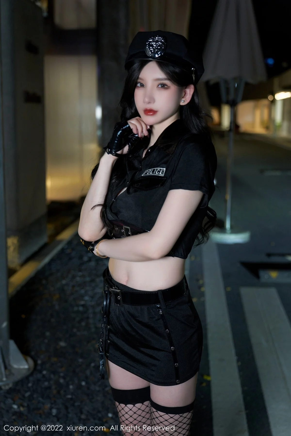 Xrmnw.Com[XiuRen秀人网]No.4741_女神周于希Sally女警官主题黑色短裙露蕾丝内裤秀翘臀诱惑写真72P