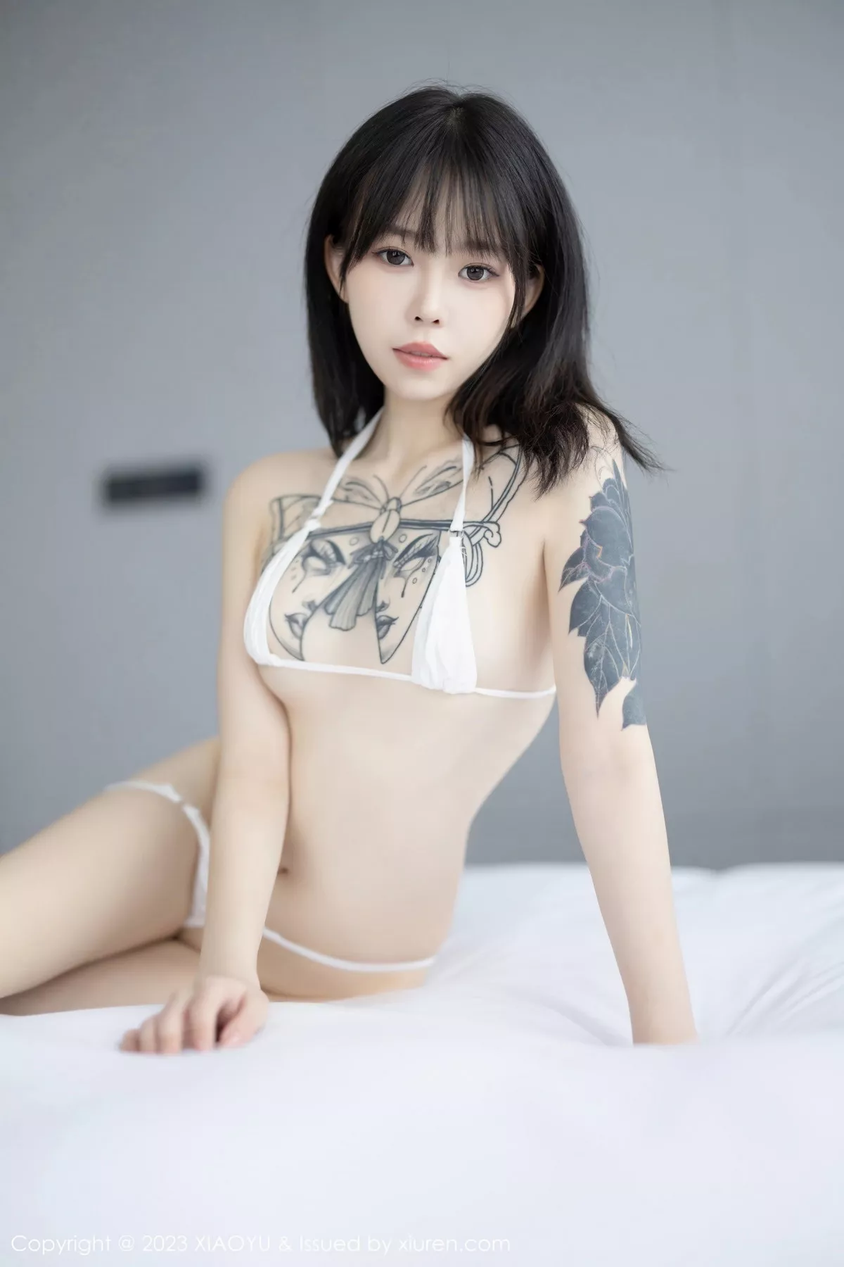 Xrmnw.Com[XiaoYu画语界]Vol.1087_模特奶瓶性感白色学妹服饰露白色情趣内衣秀曼妙身姿诱惑写真88P